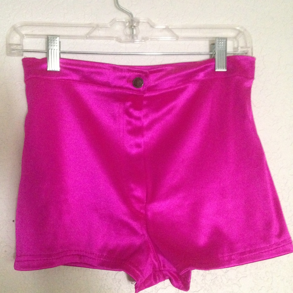 Hot pink short shorts (NWOT)